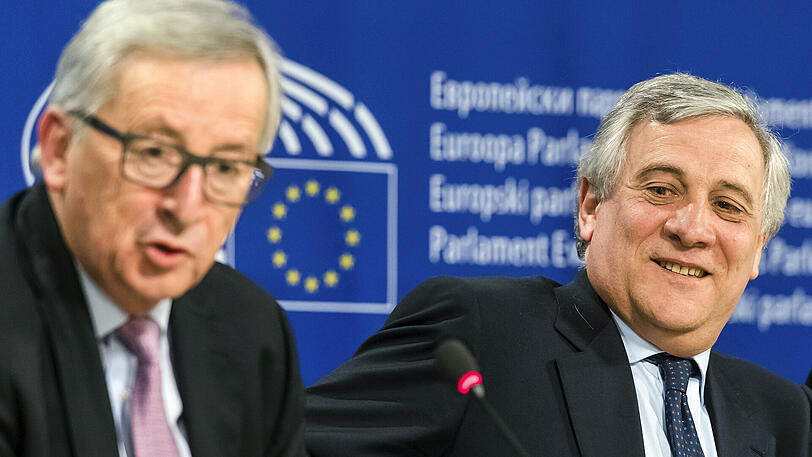 Europäische Union: Juncker Tajani