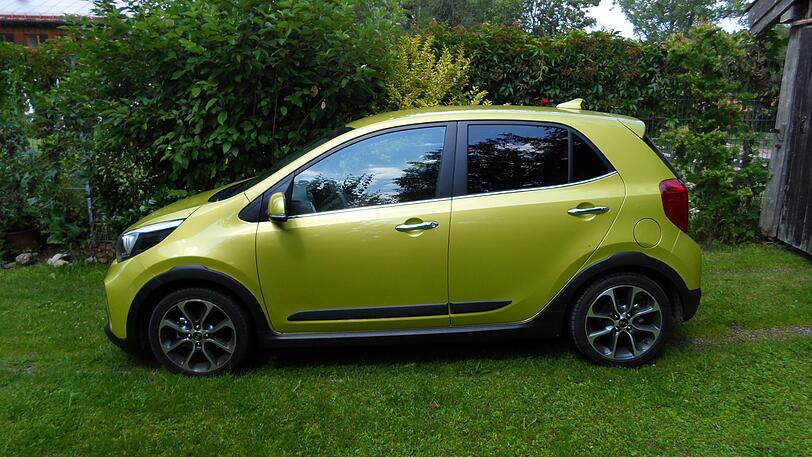 Angedeutete Seitenschweller verstärken beim Picanto X-Line den Crossover-Look.