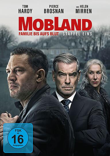Tom Hardy (links), Pierce Brosnan, Helen Mirren: Bei der Thrillerserie "MobLand - Familie bis aufs Blut" lässt sich Paramount in Sachen Star-Power nicht lumpen. Tom Hardy (links), Pierce Brosnan, Helen Mirren: Bei der Thrillerserie "MobLand - Familie bis aufs Blut" lässt sich Paramount in Sachen Star-Power nicht lumpen.
