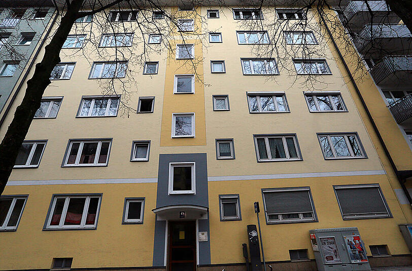 Das Haus in der Elisabethstraße, wo die Frau wohnte.