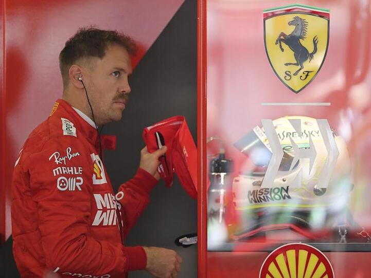 Will im vierten Rennen endlich den ersten Saisonsieg: Ferrari-Pilot Sebastian Vettel.