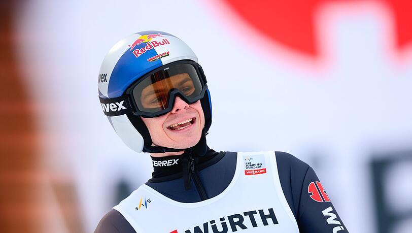 Ski nordisch/Skispringen: Weltcup, Skifliegen, Herren: Andreas Wellinger aus Deutschland in Aktion.
