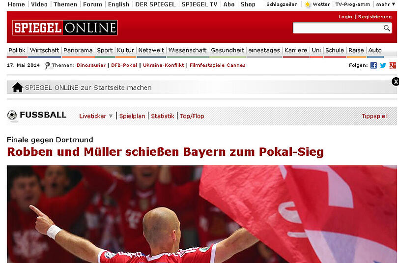 Eher sachlich, nüchtern: der "Spiegel"