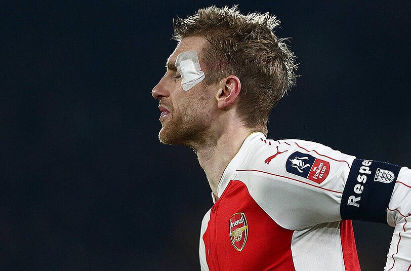 Verletzt raus: Per Mertesacker.