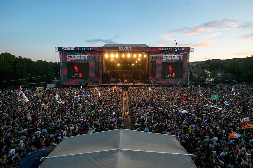Das Sziget Festival fand vom 06-13 August in Budapest statt.
