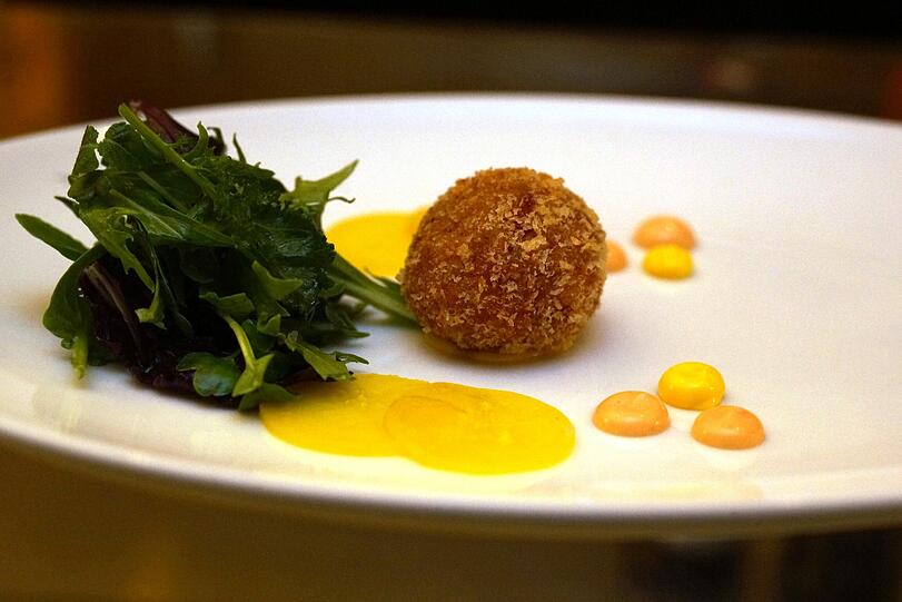 3. Gang: Arancino / Taschenkrebs / Gelbe Beete / Frühlingssalate