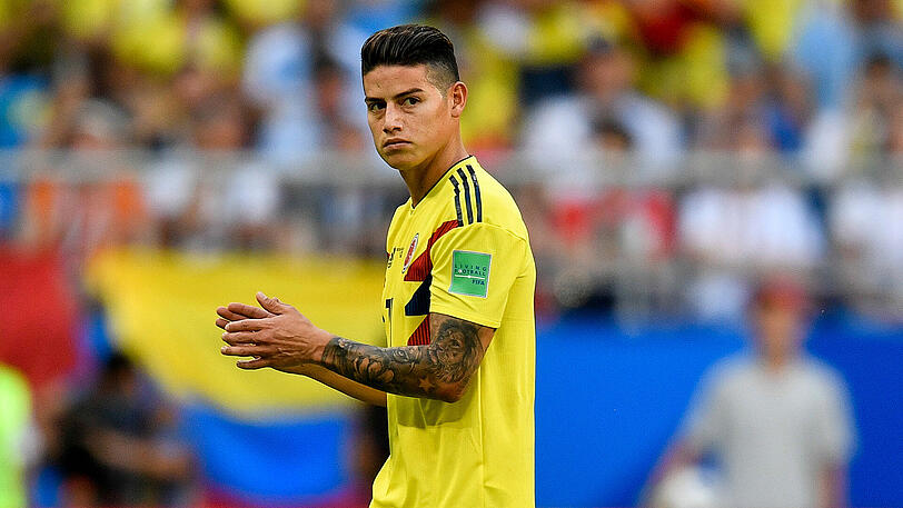 Zwischen Hoffen und Bangen: James Rodríguez.