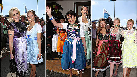 Auch in diesem Jahr hat Regine Sixt wieder zu ihrer Damen-Wiesn ins Marstall-Zelt geladen. Die Bilder.