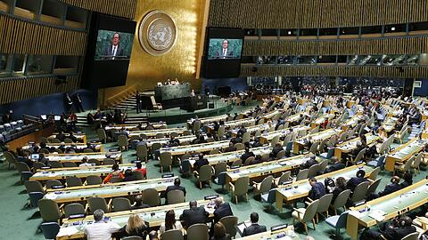 Die Vollversammlung der Vereinten Nationen beginnt heute mit ihrer 71. Generaldebatte. Foto: Matt Campbell/Archiv