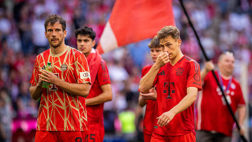 Leon Goretzka und Joshua Kimmich haben eine schwierige Saison hinter sich.