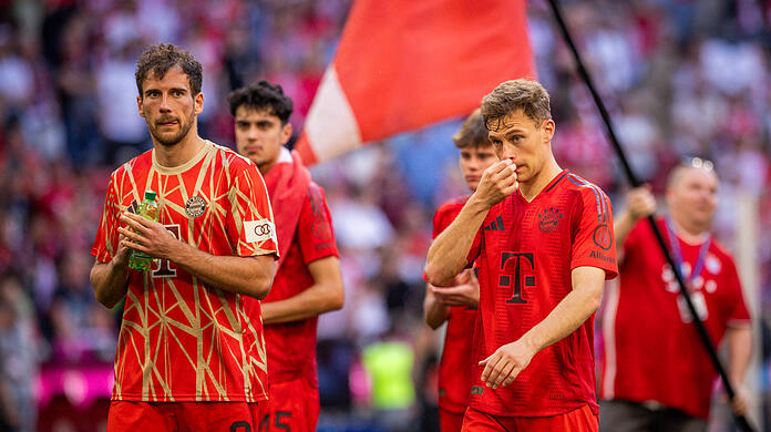 Leon Goretzka und Joshua Kimmich haben eine schwierige Saison hinter sich.