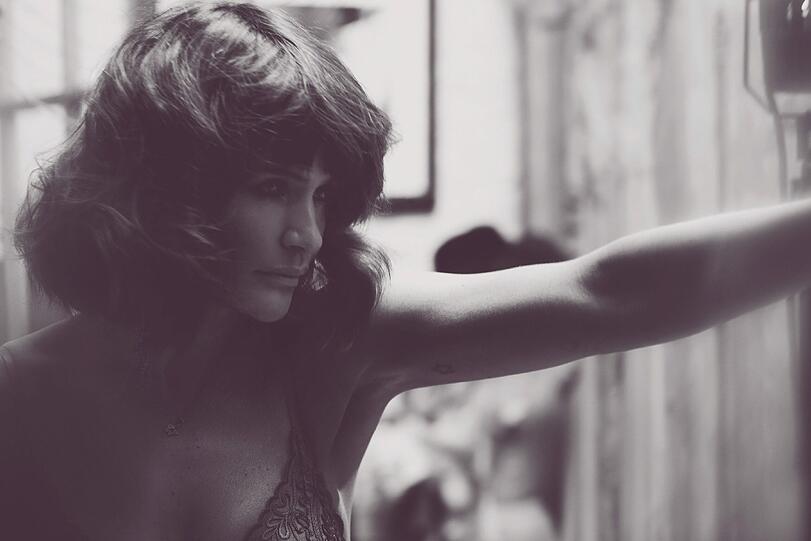 So kann man für sich werben lassen: Helena Christensen in einer Vorjahreskampagne für die Münchner Dessous-Firma "Triumph".