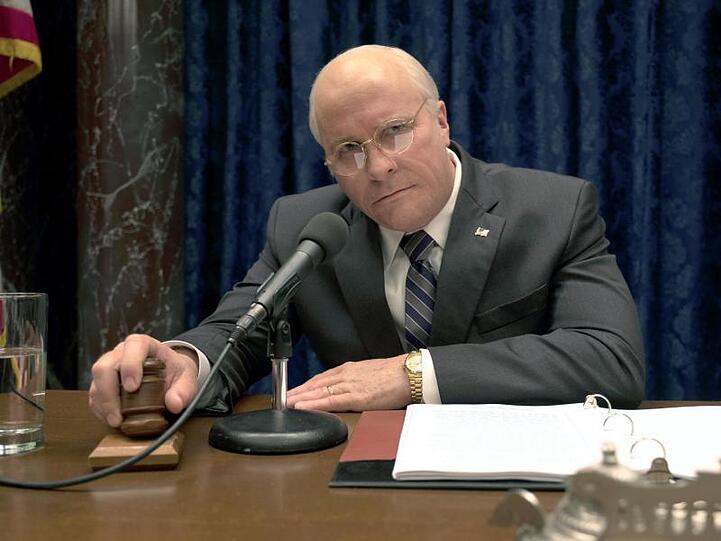 Christian Bale als Dick Cheney in dem Film "Vice - Der zweite Mann".