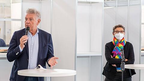 Oberbürgermeister Dieter Reiter und Gesundheitsreferentin Beatrix Zurek. (Archivbild)