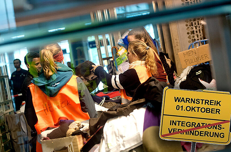 Anfang September 2015 am Münchner Hauptbahnhof: Damals waren viele Flüchtlingshelfer noch hoch motiviert. Mittlerweile sind etliche gefrustet.