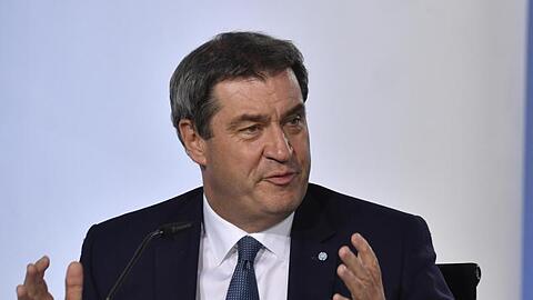 Markus Söder (CSU), Ministerpräsident von Bayern. Foto: John Macdougall/AFP/POOL/dpa/Archivbild