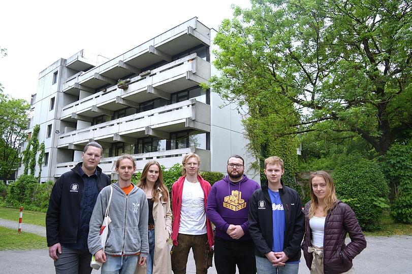 So sah es im Zimmer von Informatikstudent Flo aus, als er ins Haus 24 zog. Er ist Asthmatiker.