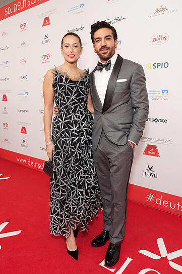 Elyas M'Barek mit Ehefrau Jessica Elyas M'Barek mit Ehefrau Jessica