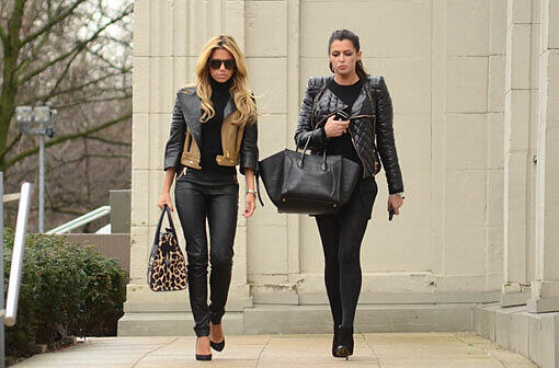 Bilder von Sylvie van der Vaart und Sabia Boulahrouz