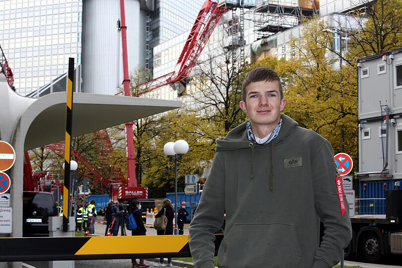 Fabian B. (21) wurde Zeuge des Unfalls.