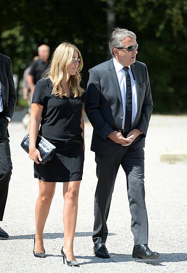 Wolfgang Niersbach mit Freundin Marion Popp