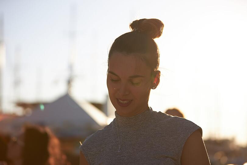 Sophia gewann den Titel Schöne Münchnerin im Vorjahr und Coachte die Mädchen bei der Show.