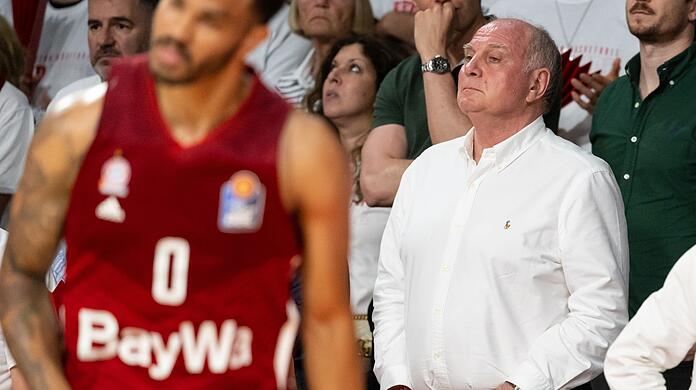 Hat noch Hoffnung auf eine Wende im BBL-Finale: Uli Hoeneß.