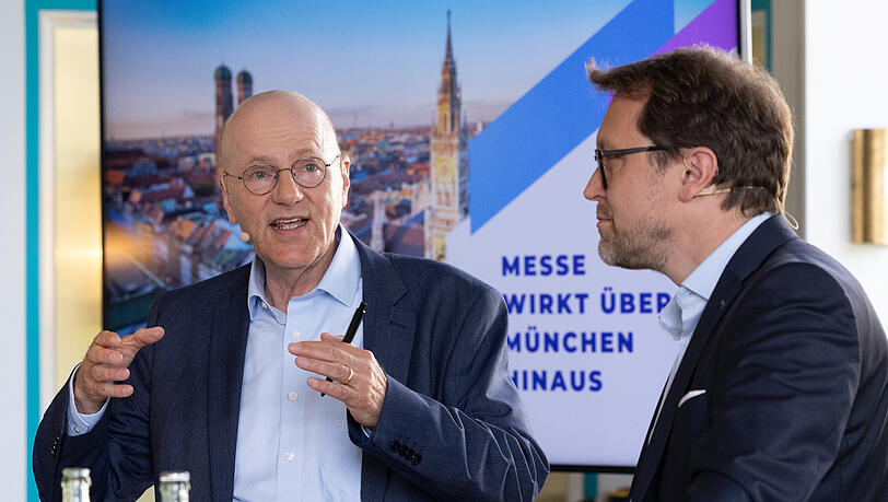 Die Messe CEOS Reinhard Pfeiffer und Stefan Rummel stellen die Ergebnisse der Studie vor.