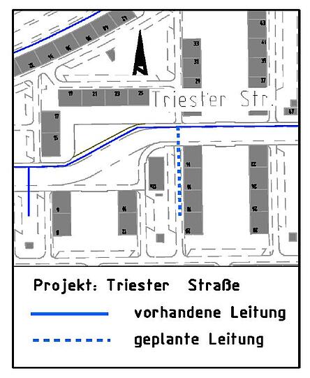 Das Parken im Bereich der Baustelle ist nur eingeschränkt möglich.