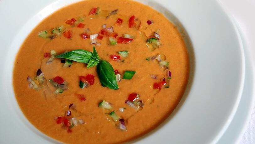 2. Gang: Gazpacho Andaluz. 2. Gang: Gazpacho Andaluz.