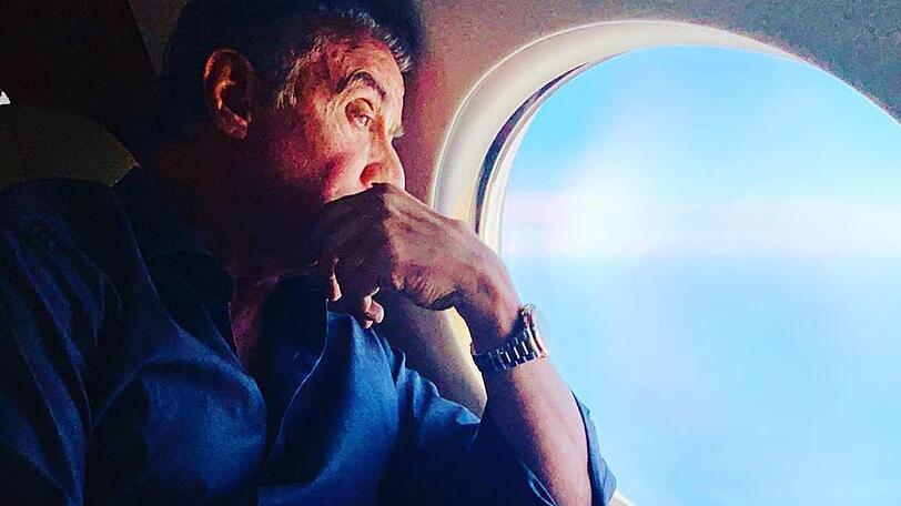 Sylvester Stallone auf der Filmtour für "Rambo: Last Blood"