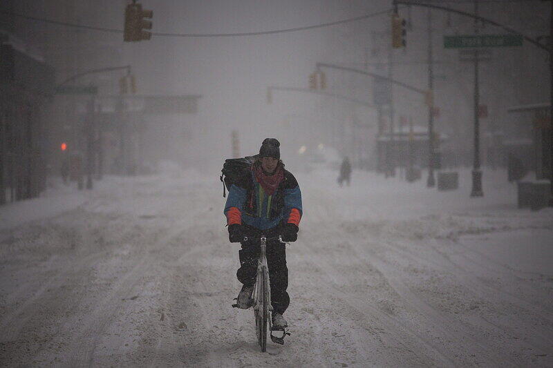Die Bilder vom Schneechaos im Osten der USA.