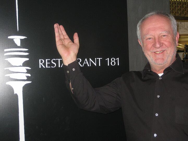 Otto Koch steigt vom Turm: Im &bdquo;Restaurant 181&ldquo; wird er 2015 nicht mehr kochen.