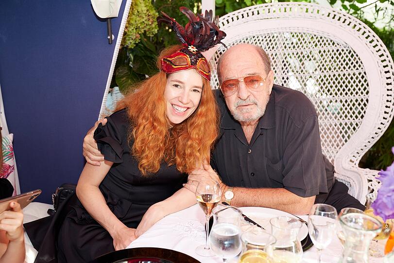 Siegel und seine Frau Laura diesmal ohne Masken.
