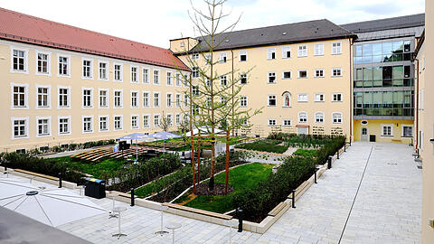 Das Ursulinenkloster in Landshut ist aufwendig saniert worden.