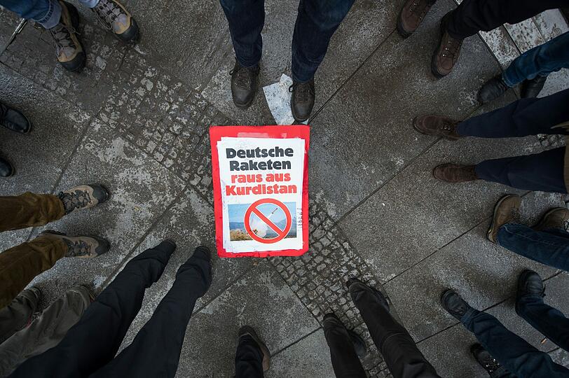 Die Bilder von der Demo gegen die Sicherheitskonferenz am Samstag.