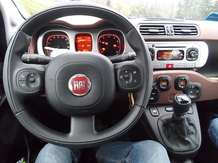 Der kleine Dreckbär: Mit dem neuen Fiat Panda Cross ist man dank modernem Allradantrieb auf Matsch und Schnee munter unterwegs.