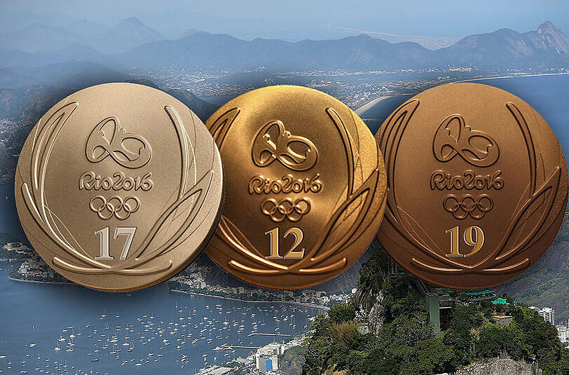 Der AZ-Check zeigt: Deutschland kann in Rio mit insgesamt 48 Medaillen rechnen, das wären vier mehr als in London: 12 Mal Gold, 17 Mal Silber und 19 Mal Bronze.