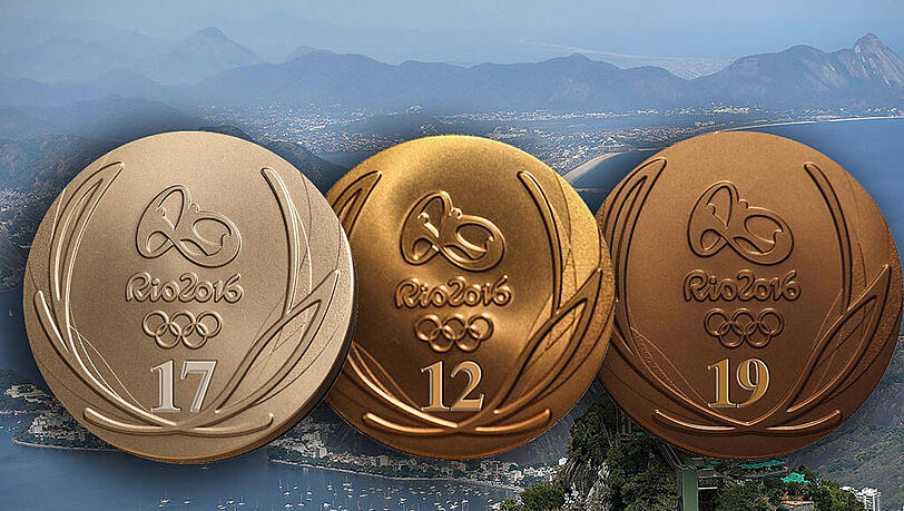 Der AZ-Check zeigt: Deutschland kann in Rio mit insgesamt 48 Medaillen rechnen, das wären vier mehr als in London: 12 Mal Gold, 17 Mal Silber und 19 Mal Bronze. Der AZ-Check zeigt: Deutschland kann in Rio mit insgesamt 48 Medaillen rechnen, das wären vier mehr als in London: 12 Mal Gold, 17 Mal Silber und 19 Mal Bronze.