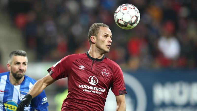 Almeida Santos Ewerton Jose im Trikot des 1. FC Nürnberg. Foto: Daniel Karmann/Archivbild Almeida Santos Ewerton Jose im Trikot des 1. FC Nürnberg. Foto: Daniel Karmann/Archivbild
