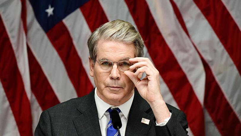 Sucht Kandidaten für den Fed-Chefposten: US-Finanzminister Bessent. (Archivbild)