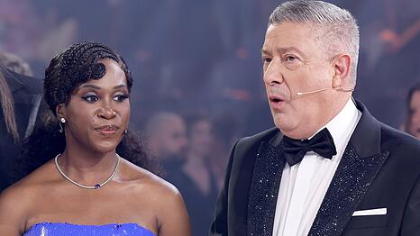 Motsi Mabuse und Joachim Llambi stehen gemeinsam f&uuml;r "Let's Dance" vor der Kamera.