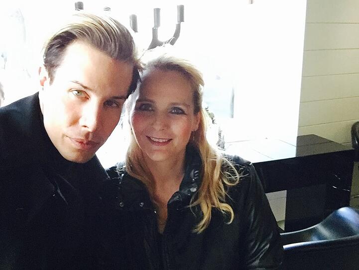 Fürsterlich fröhlich: Helena Fürst und Florian Wess in Wien.