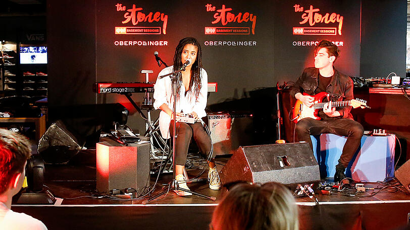 Impressionen vom Kick-Off der "The Storey Basement Sessions" im Oberpollinger.