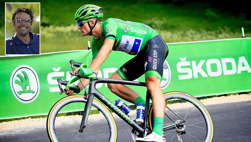Marcel Kittel und sein extra für ihn angefertigtes Rad. "Er ist ein Glücksfall für den Radsport", so Marcel Wüst über den Sprinter.