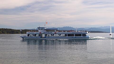 Die MS Bernried auf dem Starnberger See.
