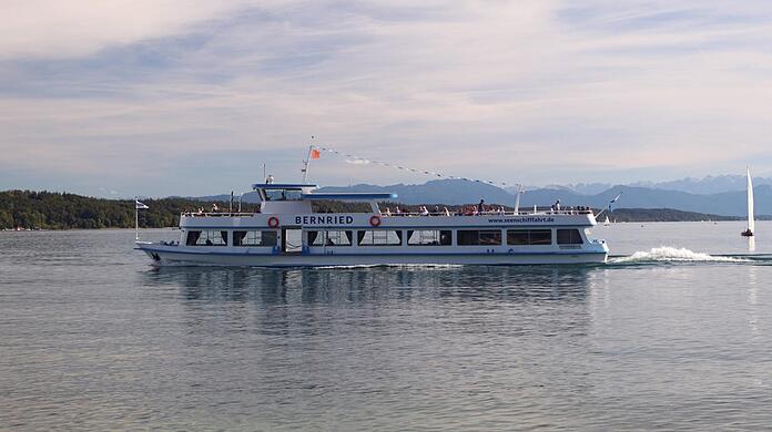 Die MS Bernried auf dem Starnberger See.