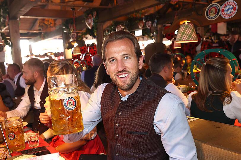 Harry Kane fühlt sich mit seiner Familie sehr wohl in München. Harry Kane fühlt sich mit seiner Familie sehr wohl in München.