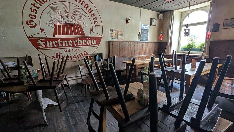 Ein Blick in die Kneipe Furtner mitten in Freising. Ein Blick in die Kneipe Furtner mitten in Freising.