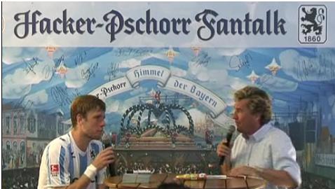 Dominik Stahl im Fantalk nach dem 3:0 gegen Greuther Fürth. Dominik Stahl im Fantalk nach dem 3:0 gegen Greuther Fürth.